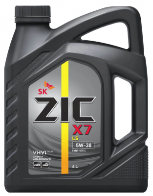 Моторное масло ZIC X7 LS 5W-30, 4л